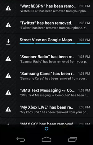google play app uninstall