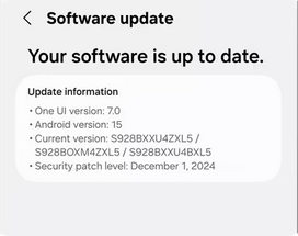 update samsung running android 10 to 16