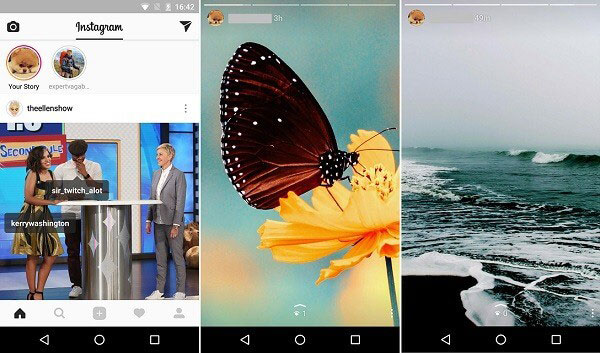 upload multiple gallery images to instagram story