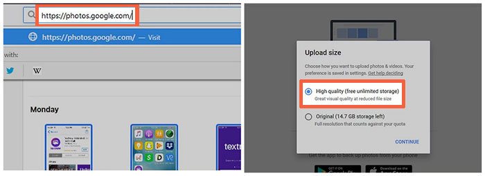 how to get videos on your pc to your phone using google photos