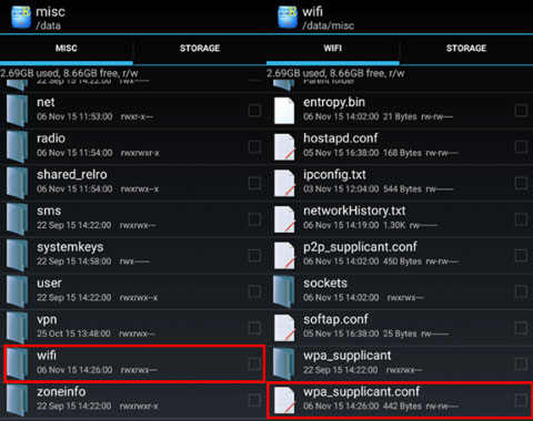 how to view passcode of wifi