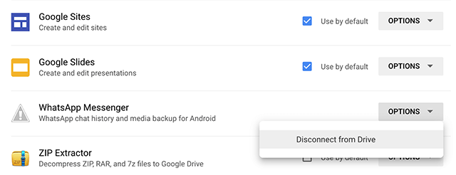 delete whatsapp backup from google drive