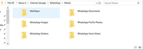 how to change whatsapp storage to sd card with windows or file explorer