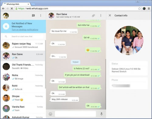 how to get whatsapp messages on pc with whatsapp web