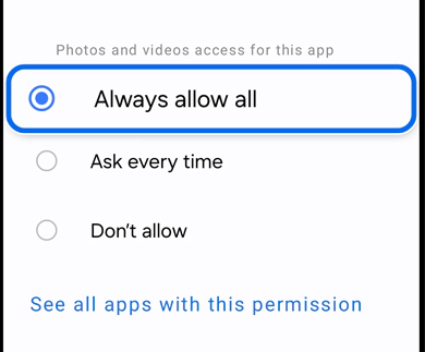 modify permission settings