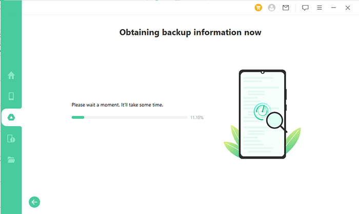 obtain backup from google