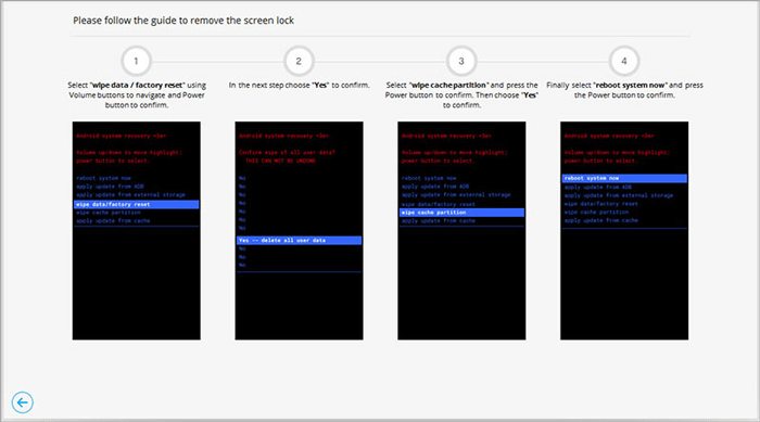 bypass your locked android screen with recovery mode