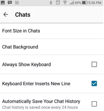 how to back up bbm chats on android
