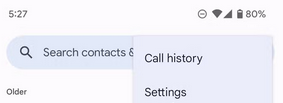 see blocked numbers on android via phone app