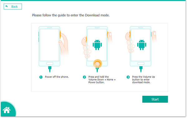 put your android phone into download mode