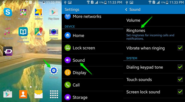 delete third party ringtones