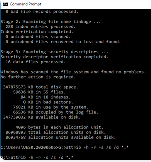 fix an unresponsive sd card via cmd