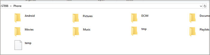 recover media files from broken android via usb