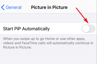 disable picture in picture