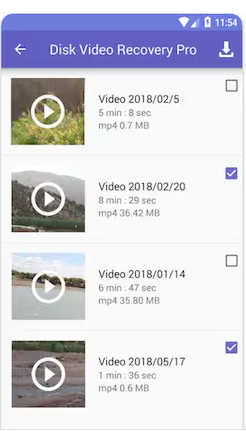 free android video recovery like disk video recovery pro