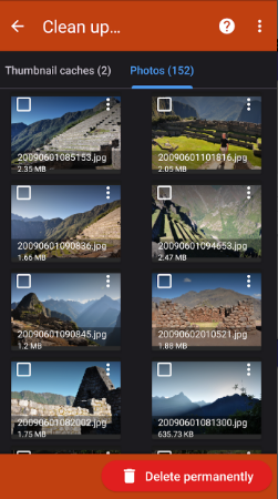 delete photos using diskdigger