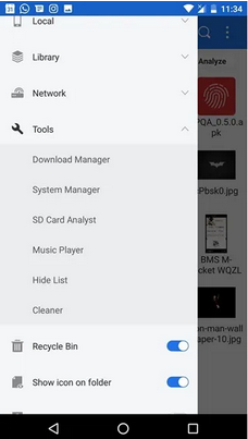 enable dropbox recycle bin