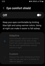disable eye comfort shield