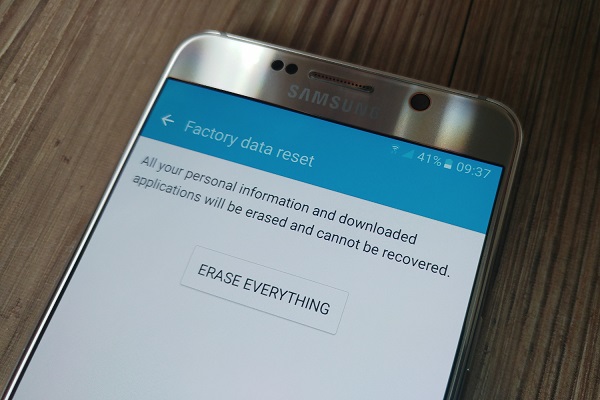 factory reset android phone