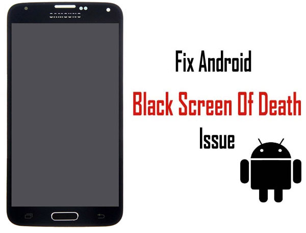 how to fix black screen on android phone