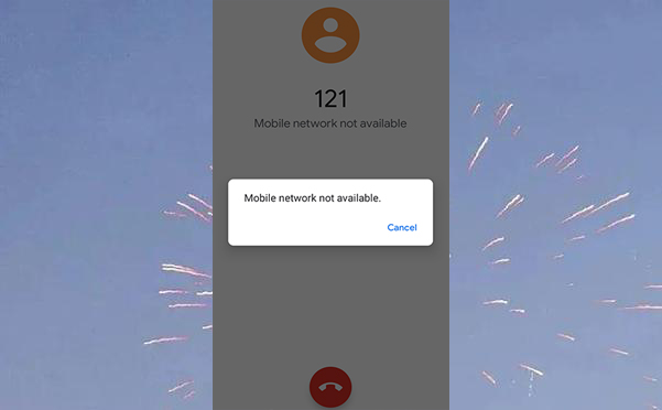 how to fix no service on android