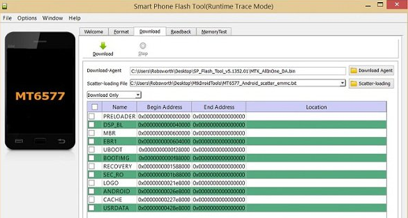 how to flash stock rom with sp flash tool