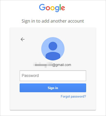 forget gmail password