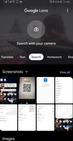 recover wifi password from android phone with google lens