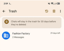 how to retrieve deleted text messages on poco via google messages trash