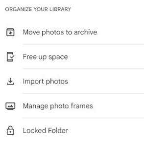 locate photos in locked folder