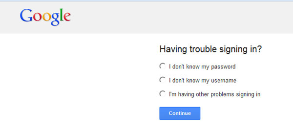 get back your google account name