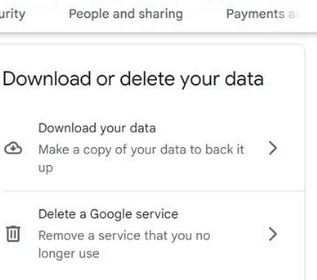 restore data from google drive by google takeout