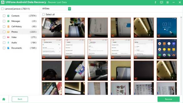how to use ultfone android data recovery