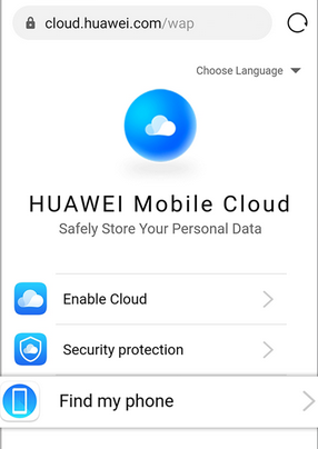 huawei find my phone