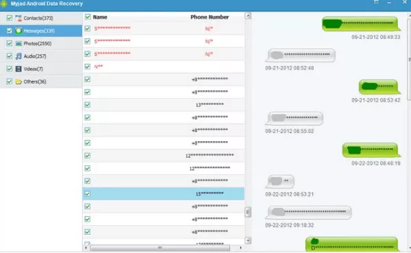 how to use myjad android data recovery