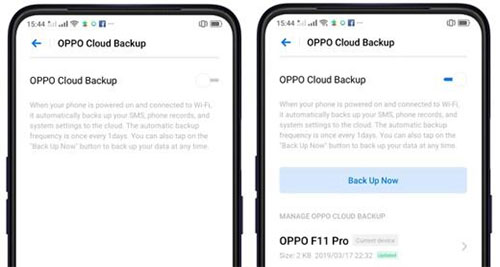 how to restore photos from private safe on oppo via oppo cloud backup