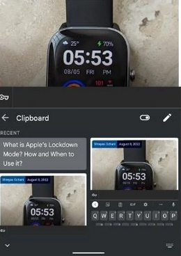 how to recover files after cut and paste using google keyboard