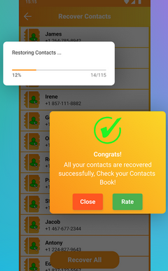 restore deleted contacts on itel via recover deleted contacts