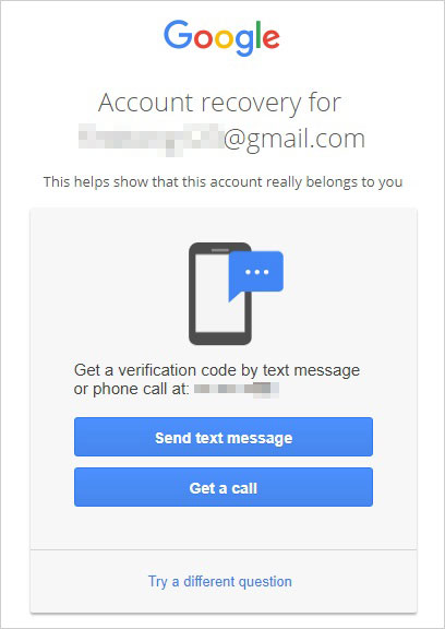 receive verification code