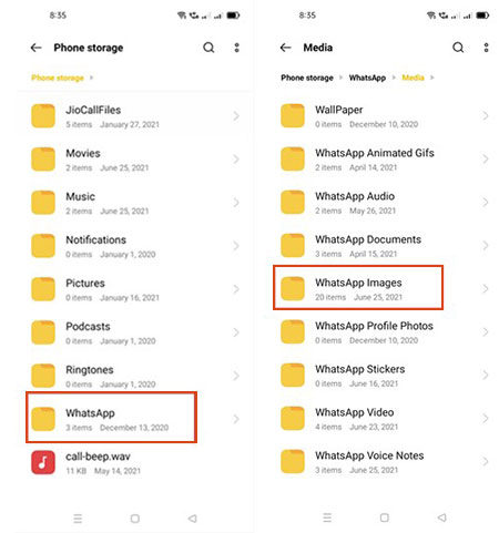 recover deleted whatsapp images on samsung from phone storage