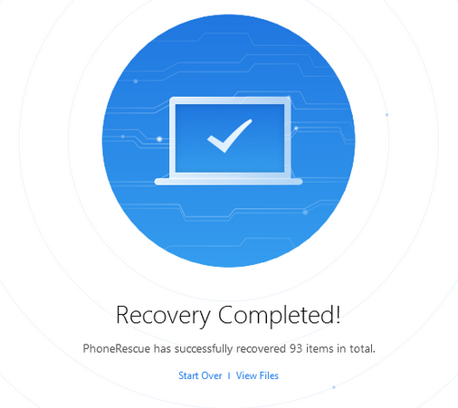 recover data from android with phonerescue for android