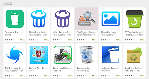 android app to recover deleted photos from internal memory