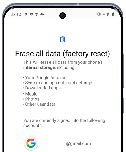 hard reset oppo directly
