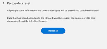 how to factory reset pixel from settings