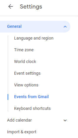 retrieve deleted calendar events on android via events from gmail