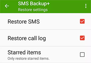 restore call history from gmail via sms backup plus