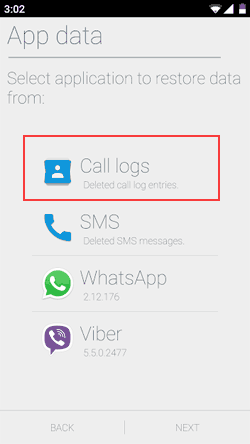 how to retrieve call log on samsung