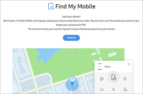 how to use a phone with broken screen with smartthings find