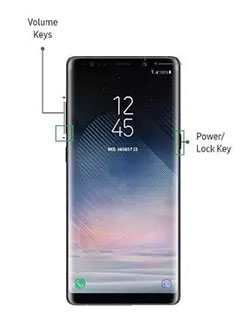 put samsung in recovery mode with power and volume keys