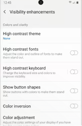 check accessibility settings